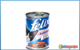 Felix Κομματάκια σε ζελέ Μπακαλ. & σαρδέλες 400gr