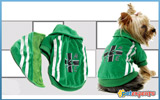 Dog dress green power 13 sport