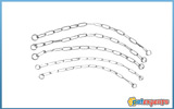 Περιλαίμιο πνίκτης για μακρύ τρίχωμα oval link chain
