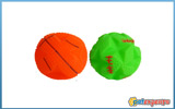 Dog toy vinyl geometric basketball & baseball