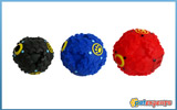 Dog toy tricky rubber ball with sound