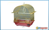 Bird gold cage transparent base  34.50 x 26cm x 44.50cm