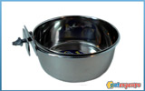 Stainless steel bowl for parrots