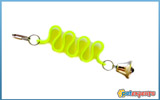 Acrylic snake bird toy w/bell 29cm