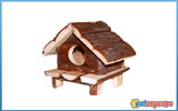 Wooden house 14cm x 12cm x 13cm