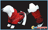 Fleece sweater with zipper and hood