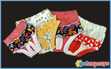 Sanitary panties with ruffles in various disings