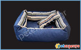 Κρεβάτι - μαξιλάρι σκύλου με κόκκαλο